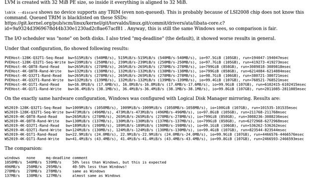 DevOps & SysAdmins: Bad Linux storage performance, in comparison with Windows on the same machine смотреть онлайн