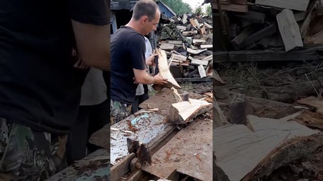 Дровокол от трактора своими руками. смотреть онлайн