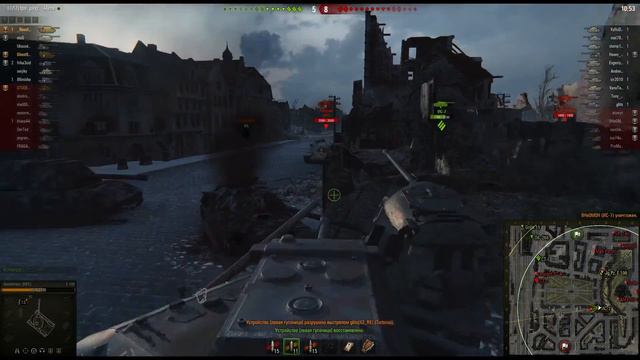 World of Tanks - E 100 взводная игра 7100 урона смотреть онлайн