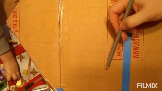Кукольный домик из картонной коробки своими руками. смотреть онлайн