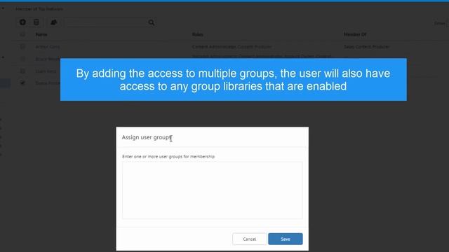 Adding users to multiple groups смотреть онлайн