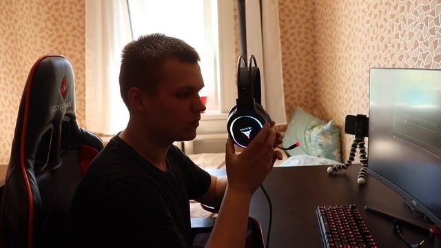 ОбЗОР И РАСПАКОВКА ZONE 51 STASIS. Игровая гарнитура с 7.1 и RGB подсветкой смотреть онлайн