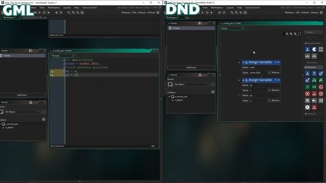 Top Down DnD & GML Tutorial in Gamemaker #5 State Machines смотреть онлайн