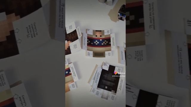 Майнкрафт игрушки из бумаги с магнитами 2023 смотреть онлайн