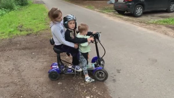 Обзор, тест и катание на семейном электрическом самокате GreenCamel Colt 500