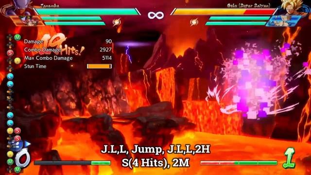 Dragon Ball FighterZ: JANEMBA COMBOS! - Tutorial/Breakdown смотреть онлайн
