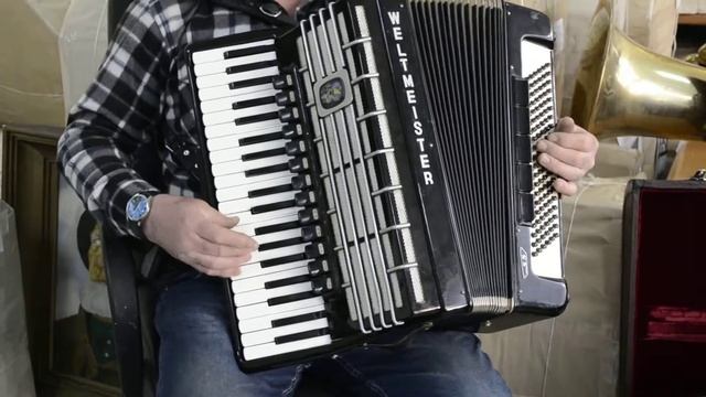 GERMAN TOP QUALITY CASSOTTO ACCORDION WELTMEISTER S5-120bass,18r.Piccolo Musette смотреть онлайн