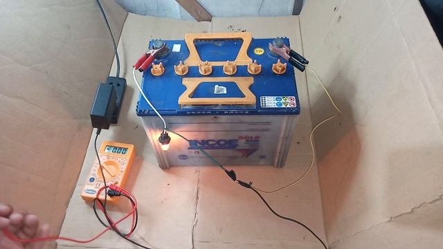 How To Charge 12V Car Battery With 19V Laptop Charger | #DIY Car Battery Charger