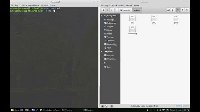 Linux #1: Terminal - Operacje na plikach i katalogach смотреть онлайн