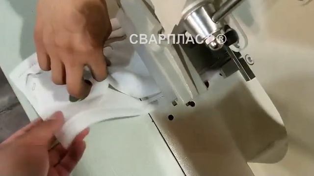 Станок ультразвуковой вырезки. Ультразвуковая сварка. Пайка спанбонда. смотреть онлайн