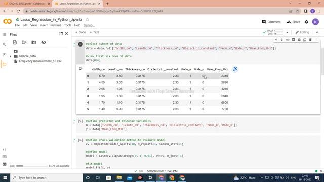 Lasso regression with python смотреть онлайн