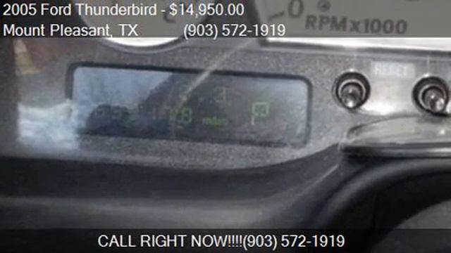 2005 Ford Thunderbird Deluxe 2dr Convertible for sale in Mou смотреть онлайн