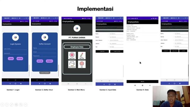 Aplikasi Data Karyawan - Android Studio смотреть онлайн