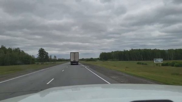 Путешествие день 6. Дорога Омск Новосибирск Бийск. Таймлапс 2