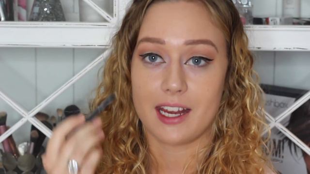 Blue Lips, Bold Liner & Lashes