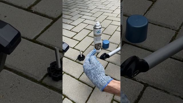 Монтаж крепления LVS34, LVS62, Active Target 1 в трубу