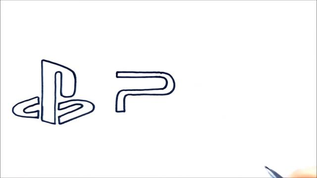 HOW TO DRAW PS5 LOGO | HOW TO DRAW PLAYSTATION LOGO смотреть онлайн