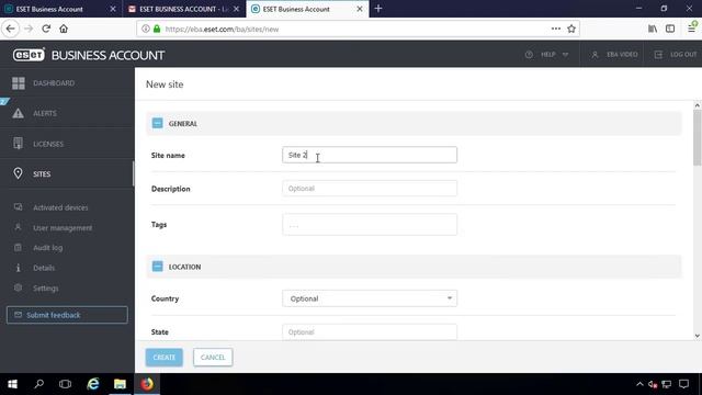 Create sites and allocate license units in ESET Business Account (EBA) смотреть онлайн