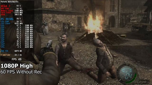 Resident Evil 4 HD Project | RYZEN 5 4650G\4600G VEGA 7 OC 16Gb Ram смотреть онлайн
