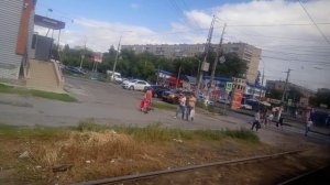 Трамвайный маршрут 13. Улица Александра Матросова-Стадион Монолит