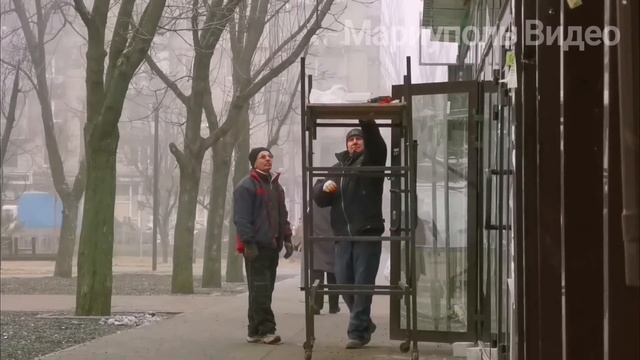 Мариуполь Восстановление??Процесс ремонтов Жизнь?️ города сегодня 2.02.23 смотреть онлайн