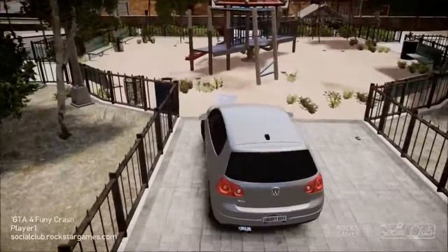 GTA 4/EFLC Volkswagen Golf GTI Crash Test [FUN] смотреть онлайн