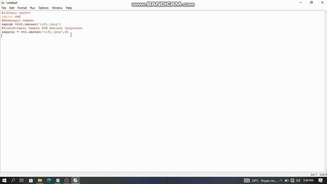 Konversi Citra RGB Menjadi Citra Grayscale Menggunakan Python || Tutorial OpenCV смотреть онлайн