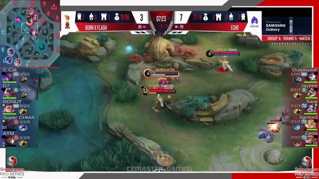 ECHO vs BURN X FLASH Game 1 | Philippines vs Cambodia | ESL Snapdragon Challenge Finals Season3 Day смотреть онлайн