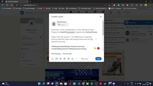 Launching 100 Days of Code Program 2022 | All Steps Explained | CodeIN Community | Win Prizes смотреть онлайн