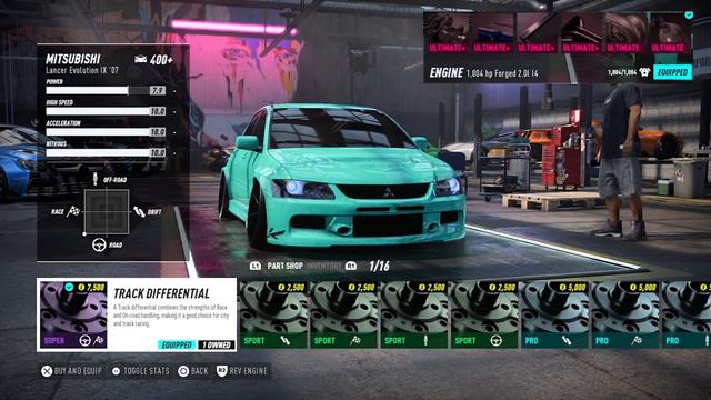 NFS HEAT - MITSUBISHI LANCER EVOLUTION IX '07 Best Build and Engine Swap With Engine Comparison смотреть онлайн