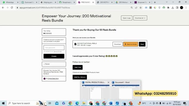 Selling Digital Products on Gumroad | Gumroad Session Part #04 смотреть онлайн