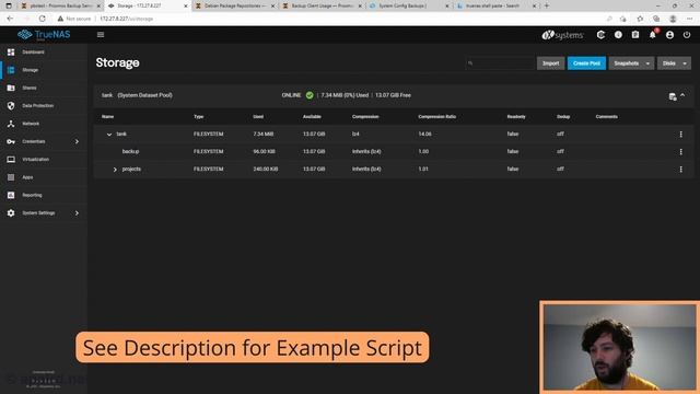 Backing Up TrueNAS SCALE Datasets To Proxmox Backup Server
