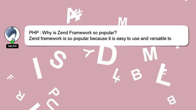 PHP : Why is Zend Framework so popular? смотреть онлайн