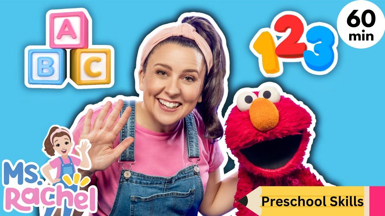 Ms Rachel & Elmo Get Ready For School - ABC Song, Numbers, Colors смотреть онлайн