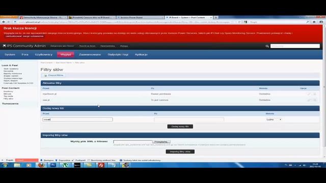 Poradnik - Cenzura słów IP.Board 3.2.x смотреть онлайн