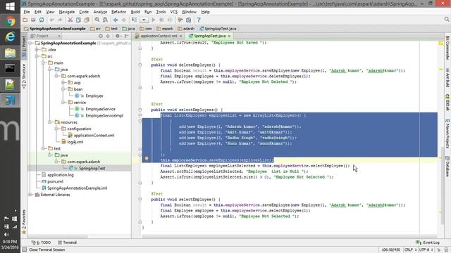 ESpark Adarsh Spring Aop Annotation Example смотреть онлайн