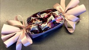 Как Сделать Упаковку в Виде Конфеты на Подарок!
