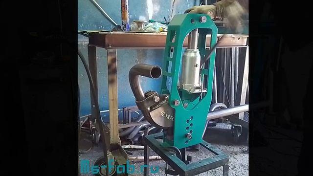 Трубогиб (tube bender) MS 02. Гиб трубы 48х3(Ду40х3) смотреть онлайн