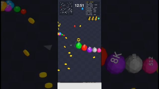 Multiple Cubes - Cube Arena 2048 Gameplay (131k)