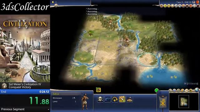 Sid Meier's Civilization IV Conquest Victory Speedrun in 19.37 смотреть онлайн
