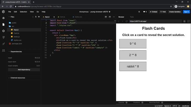 Modern React for Beginners - FlashCard App in 20 Minutes смотреть онлайн