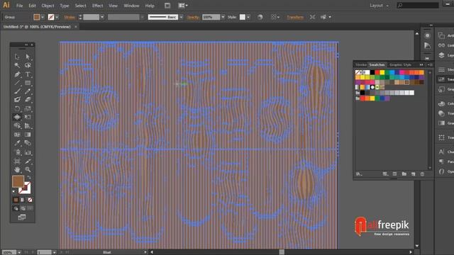 Create a Realistic Seamless Wood Textures in Adobe Illustrator смотреть онлайн