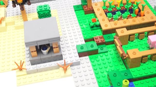 LEGO Minecraft 21128 Деревня Обзор на русском языке смотреть онлайн