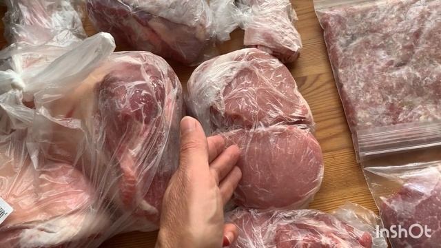 Переработала мясо?. Мои мясные заготовки (не полуфабрикаты). Морозилка сейчас ? смотреть онлайн
