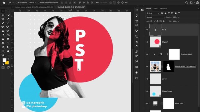 How to Create Minimalist Retro Cover Art Design - Photoshop Tutorials смотреть онлайн