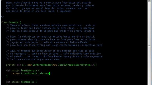 Entrada de datos en Groovy смотреть онлайн