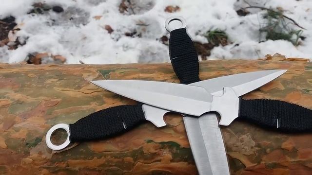 Демонстрация Ножи метательные kunai 3 в 1 смотреть онлайн