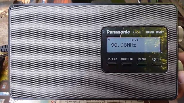 TEST FM радиоприёмника Panasonic RF-D10 на антенну диполь. смотреть онлайн