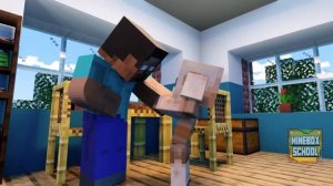Monster School: Good Teacher Herobrine vs Bad Teacher Steve + Baby Zombie Date - Minecraft Animatio
