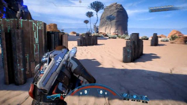 Mass Effect: Andromeda-Remnant Architect fight on Eos (no Commentary) смотреть онлайн
